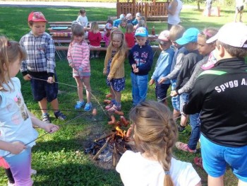 Opékání a soutěže se ZŠ - 2.6.2017